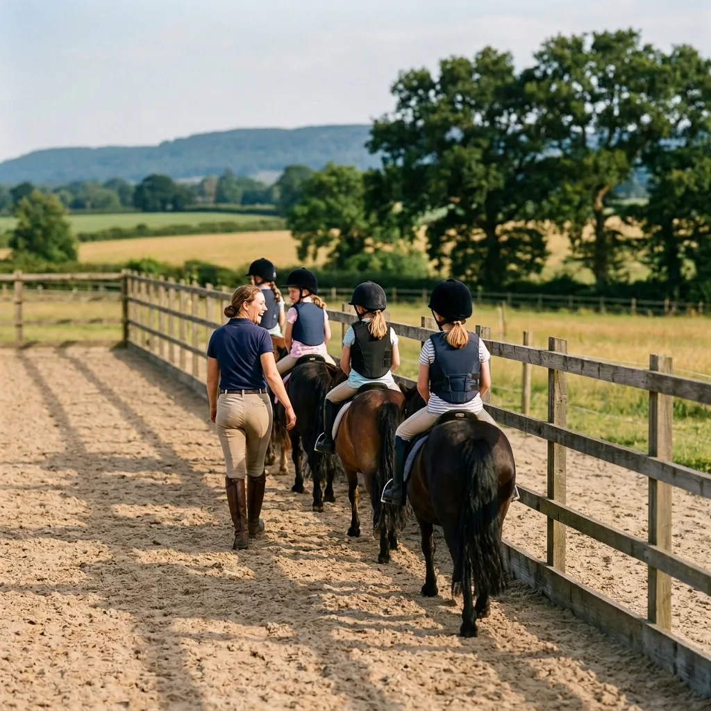 Cours de poney à Morillon, Haute-Savoie